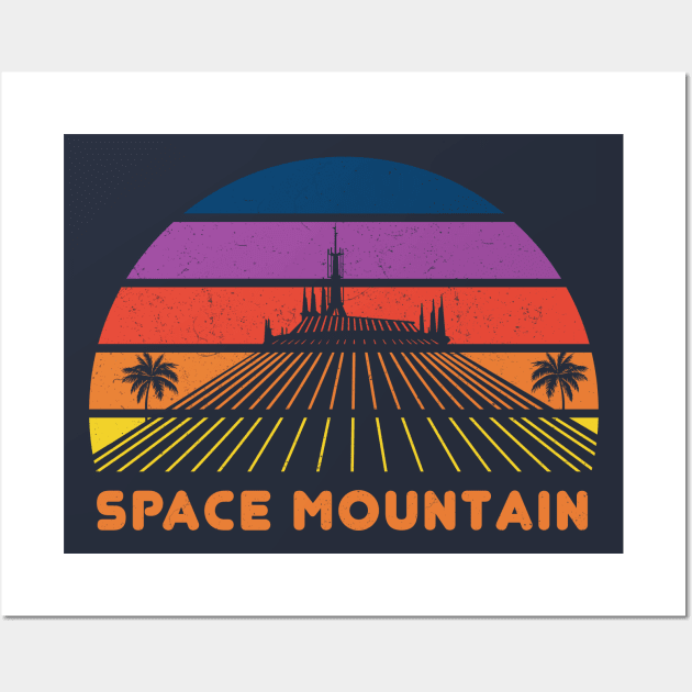 Space Roller Coaster Wall Art by bryankremkau